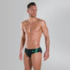 COSTUME SPEEDO ENDURANCE + UOMO SLIP NUOTO PISCINA NERO VERDE - TOP LEVEL SPORT