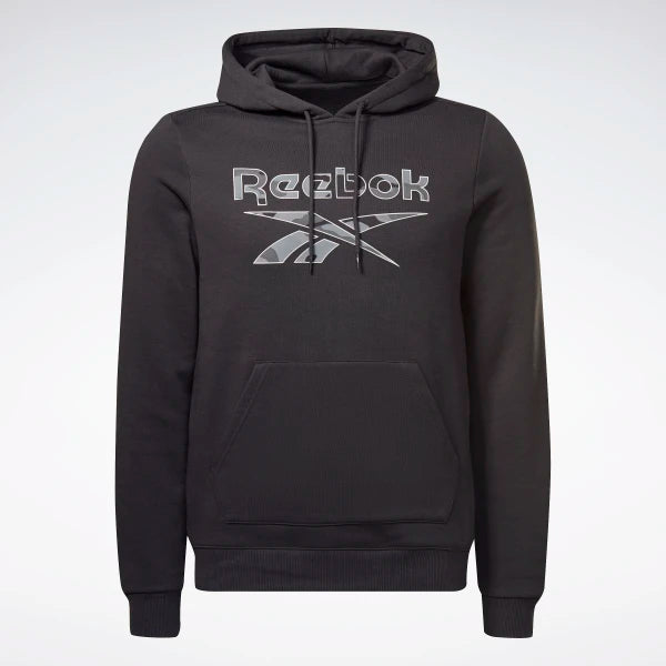 FELPA REEBOK CROSSFIT UOMO CAPPUCCIO TUTA MAN HOODIE NERA - TOP LEVEL SPORT