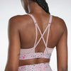 TOP REEBOK BRA LUX FITNESS SPORTS DONNA CROSSFIT SAFARI ROSA - TOP LEVEL SPORT