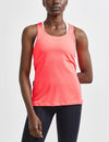 CANOTTA DONNA CRAFT WOMAN TANK TOP SPORT CLASSIC ARANCIONE - TOP LEVEL SPORT