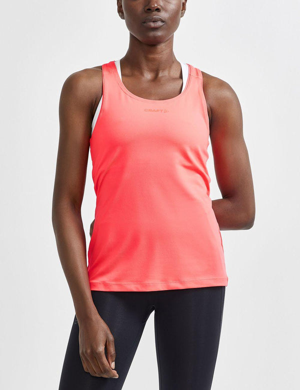CANOTTA DONNA CRAFT WOMAN TANK TOP SPORT CLASSIC ARANCIONE - TOP LEVEL SPORT