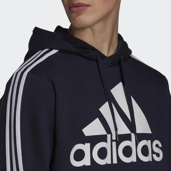 FELPA TUTA ADIDAS ESSENTIALS ORIGINALS UOMO CAPPUCCIO BLU SCURO - TOP LEVEL SPORT