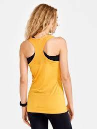 CANOTTA DONNA CRAFT WOMAN TANK TOP SPORT CLASSIC ARANCIONE - TOP LEVEL SPORT