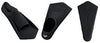 PINNE ARENA POWERFIN SWIM PINNETTE PISCINA NUOTO PINNATO NERO - TOP LEVEL SPORT