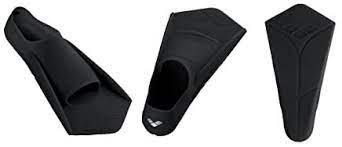 PINNE ARENA POWERFIN SWIM PINNETTE PISCINA NUOTO PINNATO NERO - TOP LEVEL SPORT