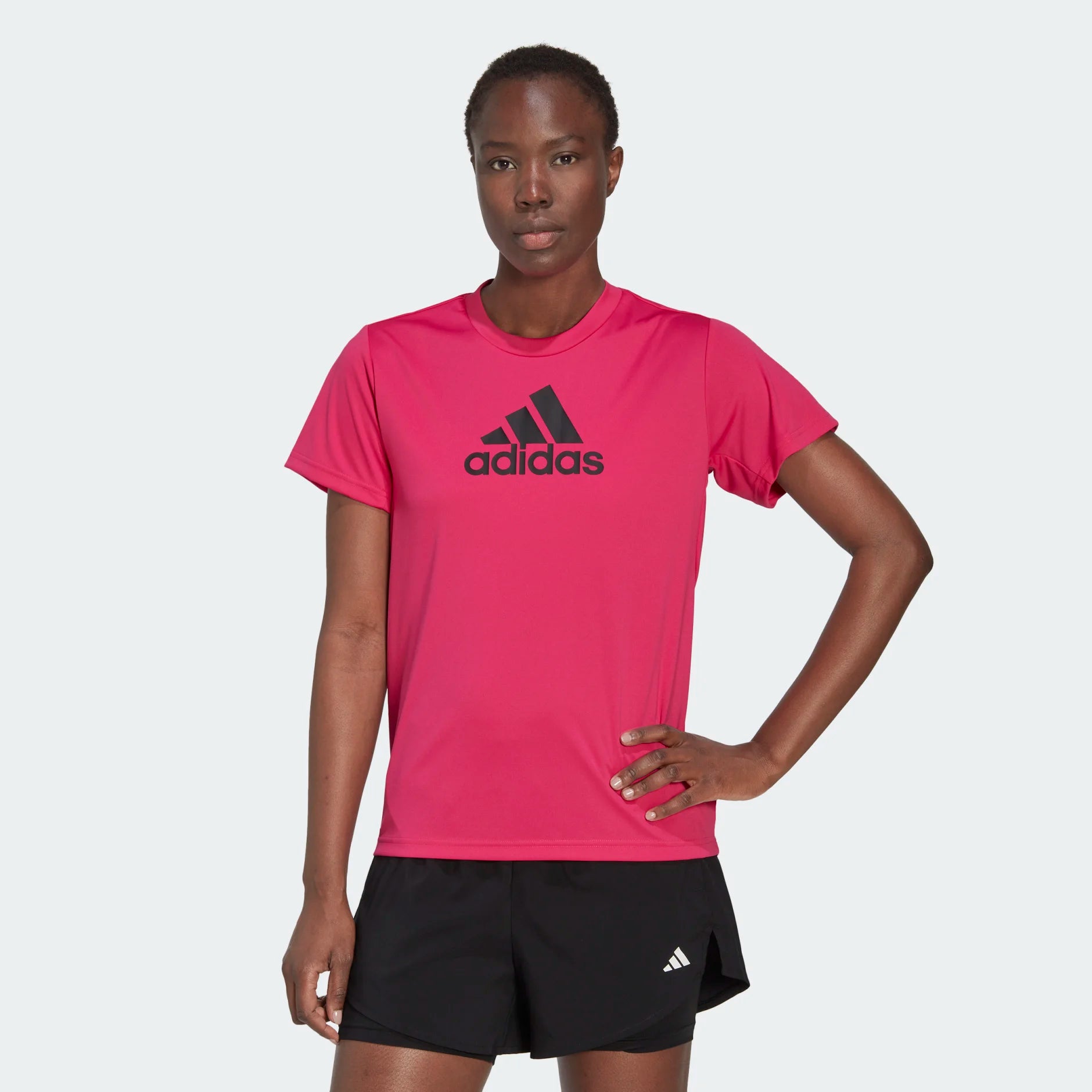 T SHIRT ADIDAS WOMEN S JERSEY CLIMACOOL RUN FUCHSIA