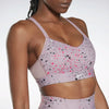 TOP REEBOK BRA LUX FITNESS SPORTS DONNA CROSSFIT SAFARI ROSA - TOP LEVEL SPORT