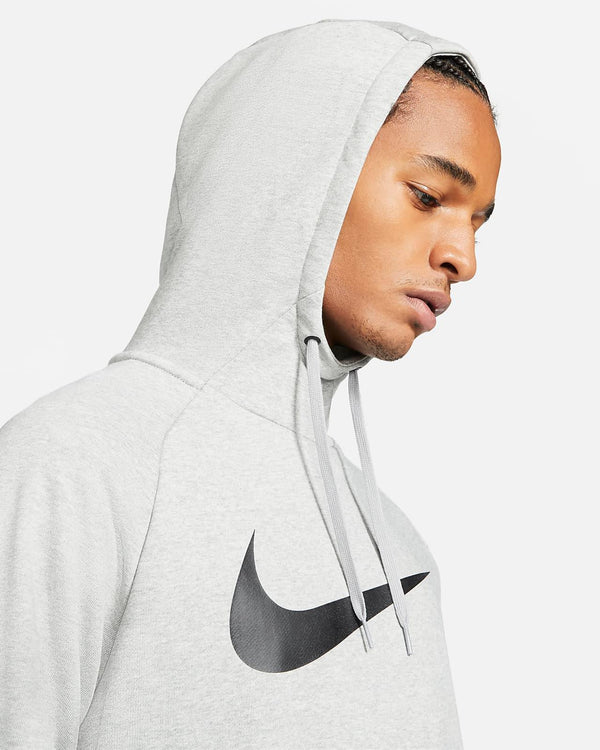 FELPA NIKE DRI-FIT TRAINING CROSSFIT SWOOSH UOMO GRIGIA - TOP LEVEL SPORT