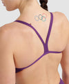 COSTUME ARENA DONNA INTERO PISCINA SOLID SPALLINA STRETTA - TOP LEVEL SPORT