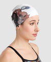 CUFFIA ARENA SILICONE SWIM CAP POOLISH CUFFIE NUOTO CIOCCOLATO - TOP LEVEL SPORT