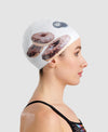 CUFFIA ARENA SILICONE SWIM CAP POOLISH CUFFIE NUOTO DONUTS - TOP LEVEL SPORT