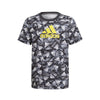 T-SHIRT MAGLIA BIIMBO BIMBA ADIDAS LOGO BAMBINO JUNIOR BIANCO NERA - TOP LEVEL SPORT