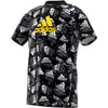 T-SHIRT MAGLIA BIIMBO BIMBA ADIDAS LOGO BAMBINO JUNIOR BIANCO NERA - TOP LEVEL SPORT