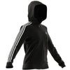 FELPA ADIDAS CON CAPPUCCIO SPORTSWEAR FUTURE ICONS NERA BIANCA - TOP LEVEL SPORT