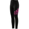 LEGGINGS BIMBA ADIDAS BIG LOGO PANTALONE BAMBINA JUNIOR INFANT - TOP LEVEL SPORT