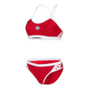 COSTUME BIKINI ARENA 2 PEZZI A FASCIA DONNA PISCINA NUOTO NERO - TOP LEVEL SPORT