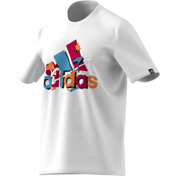 T-SHIRT ADIDAS UOMO MAGLIA TRAINING FITNESS BIANCA COLORS - TOP LEVEL SPORT