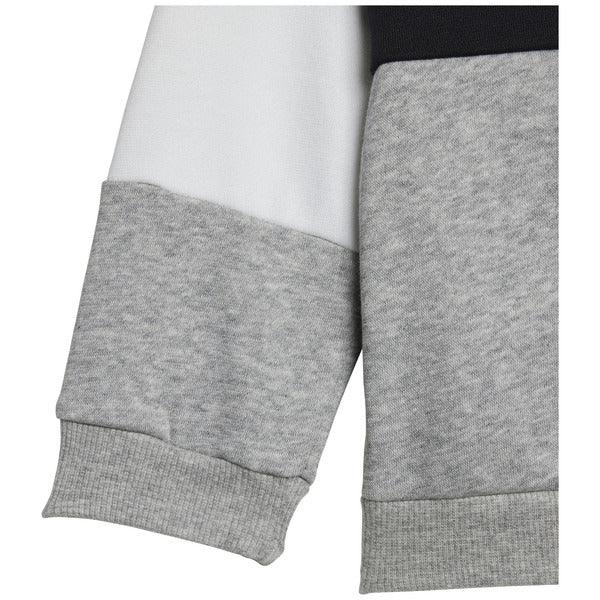 TUTA BIMBO BIMBA ADIDAS BAMBINO JUNIOR HOODIE BIANCO NERA - TOP LEVEL SPORT