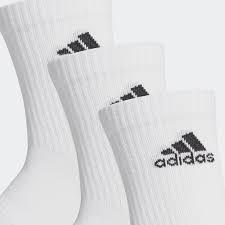 CALZE ADIDAS TRIPLA CUSHIONED SOCKS CALZA CROSSFIT 3 PAIA BIANCA - TOP LEVEL SPORT