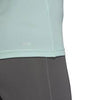T SHIRT ADIDAS MAGLIA DONNA CLIMACOOL - OWN THE RUN VERDE ACQUA - TOP LEVEL SPORT
