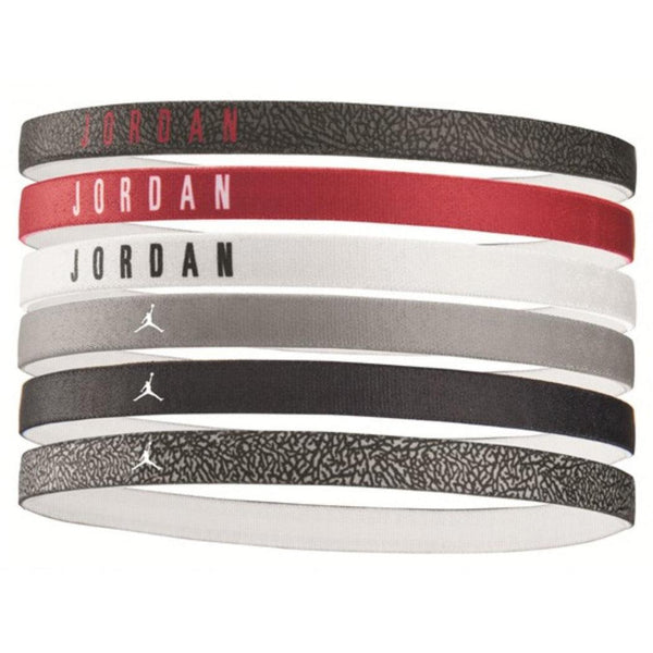 FASCE PER CAPELLI NIKE SWOOSH KIT 6 PEZZI ELASTICI FASCETTE TESTA JORDAN - TOP LEVEL SPORT