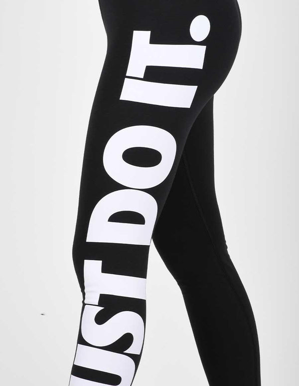 LEGGINGS NIKE PRO PANTA DONNA WOMEN NERO JUST DO IT - TOP LEVEL SPORT