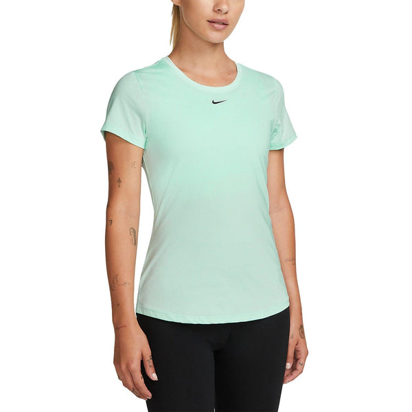 T SHIRT DONNA NIKE DRI-FIT RUN MAGLIA WOMAN RUNNING TEE VERDE - TOP LEVEL SPORT