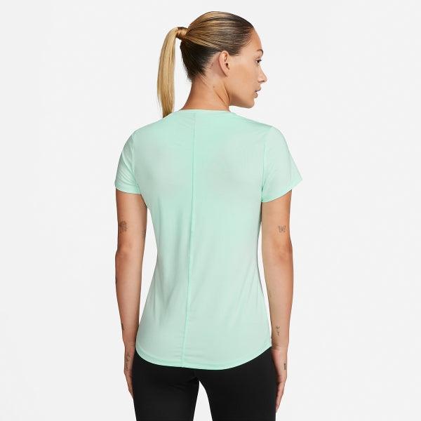 T SHIRT DONNA NIKE DRI-FIT RUN MAGLIA WOMAN RUNNING TEE VERDE - TOP LEVEL SPORT