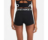 SHORTS NIKE PRO WOMAN PANTALONCINO CORTO PALESTRA DONNA NERO - TOP LEVEL SPORT
