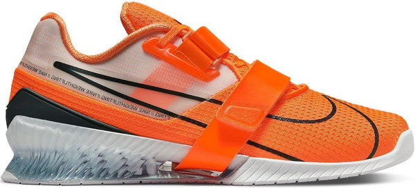 NIKE ROMALEOS 4 ORANGE TRAINING WHEIGHTLIFTING CROSSFIT ARANCIO - TOP LEVEL SPORT