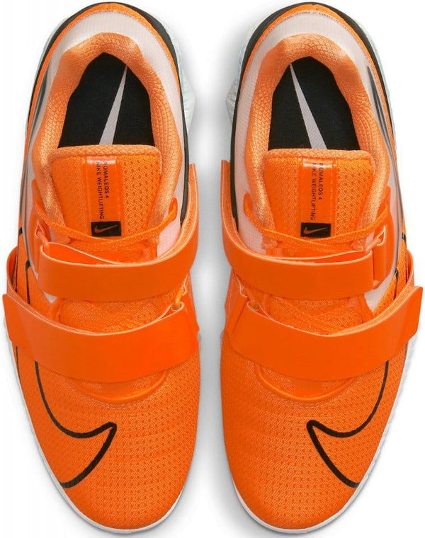 NIKE ROMALEOS 4 ORANGE TRAINING WHEIGHTLIFTING CROSSFIT ARANCIO - TOP LEVEL SPORT