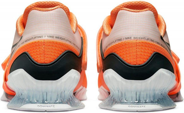 NIKE ROMALEOS 4 ORANGE TRAINING WHEIGHTLIFTING CROSSFIT ARANCIO - TOP LEVEL SPORT