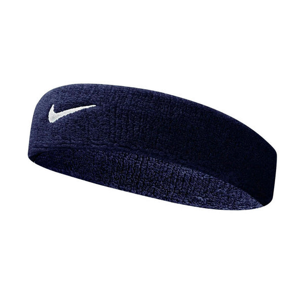FASCIA FRONTE NIKE SPUGNA DRY FIT SWOOSH FASCETTA FASCE TESTA BLU - TOP LEVEL SPORT