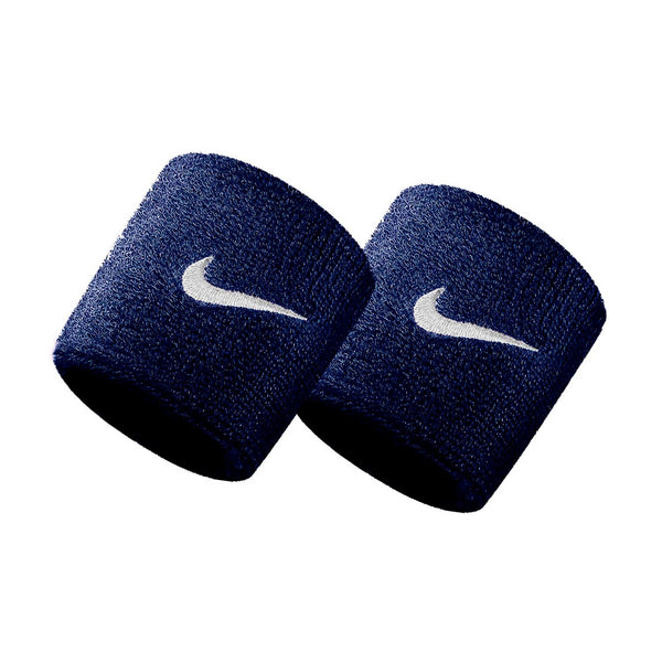 POLSINI NIKE SPUGNA DRY FIT SWOOSH TERGISUDORE POLSINO BLU - TOP LEVEL SPORT