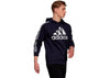 FELPA TUTA ADIDAS ESSENTIALS ORIGINALS UOMO CAPPUCCIO BLU SCURO - TOP LEVEL SPORT