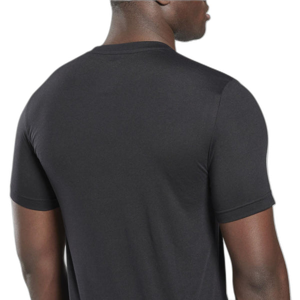 T-SHIRT REEBOK CROSSFIT MAGLIA UOMO WOD CLASSIC LOGO NERA - TOP LEVEL SPORT