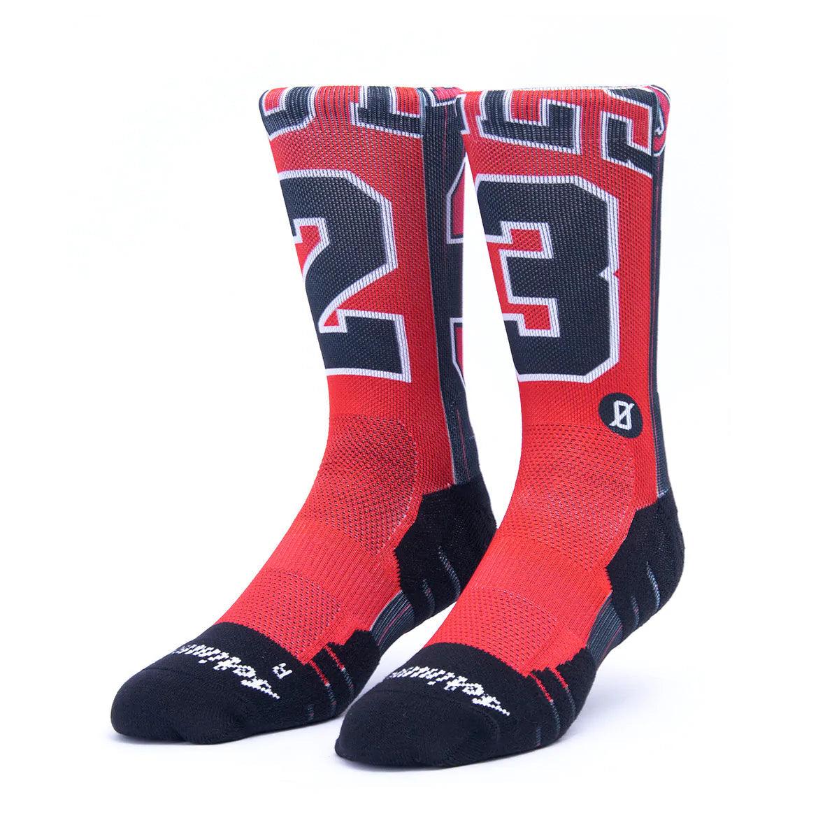 SCRIMMAGE 23 CHICAGO BULLS CROSSFIT SOCKS PADLE BASKETBALL THE GOAT