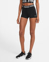 SHORTS NIKE PRO WOMAN PANTALONCINO CORTO PALESTRA DONNA NERO - TOP LEVEL SPORT
