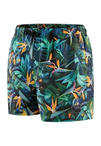 BOXER MARE SPEEDO COSTUME UOMO NUOTO PISCINA COSTUMI VERDE TROPICAL - TOP LEVEL SPORT