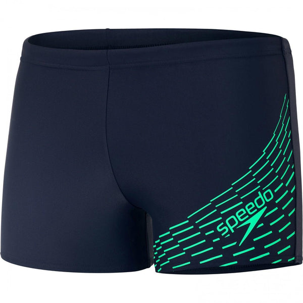 COSTUME SPEEDO MEDLEY LOGO AQUASHORT UOMO SLIP NUOTO PISCINA NERO ACQUARIUM - TOP LEVEL SPORT