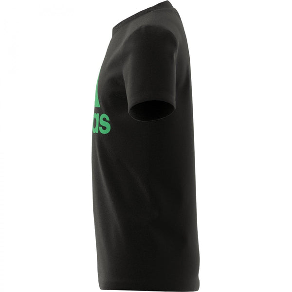 T-SHIRT MAGLIA BIIMBO BIMBA ADIDAS LOGO BAMBINO JUNIOR NERA VERDE - TOP LEVEL SPORT