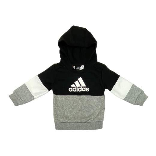 TUTA BIMBO BIMBA ADIDAS BAMBINO JUNIOR HOODIE BIANCO NERA - TOP LEVEL SPORT