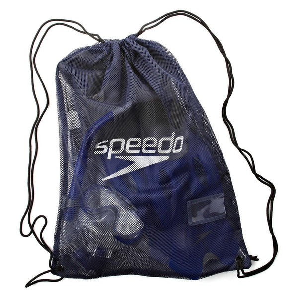 SACCA RETATA SPEEDO BORSA PISCINA TEAM MESH PORTA PINNE NUOTO - TOP LEVEL SPORT