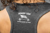 CANOTTA DONNA XENIOS USA TANK TOP WOMAN TRAINING SORRY MOM - TOP LEVEL SPORT