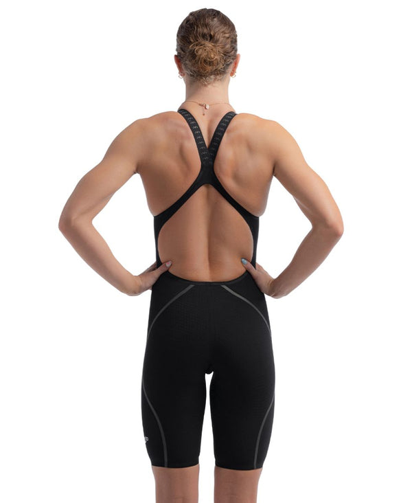 COSTUMONE SPEEDO FASTSKIN LZR PURE INTENT 2.0 DONNA OPENBACK KNEESKIN NERO