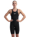 COSTUMONE SPEEDO FASTSKIN LZR PURE INTENT 2.0 DONNA OPENBACK KNEESKIN NERO