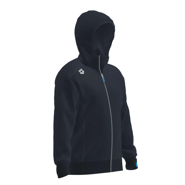FELPA ARENA TUTA UNISEX TRAINING ZIP E CAPPUCCIO BLU PANEL UNISEX