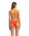 COSTUME ARENA DONNA ONE BIG LOGO COSTUME INTERO PISCINA ARANCIONE