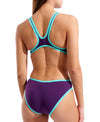 COSTUME ARENA DONNA ONE BIG LOGO COSTUME INTERO PISCINA VIOLA