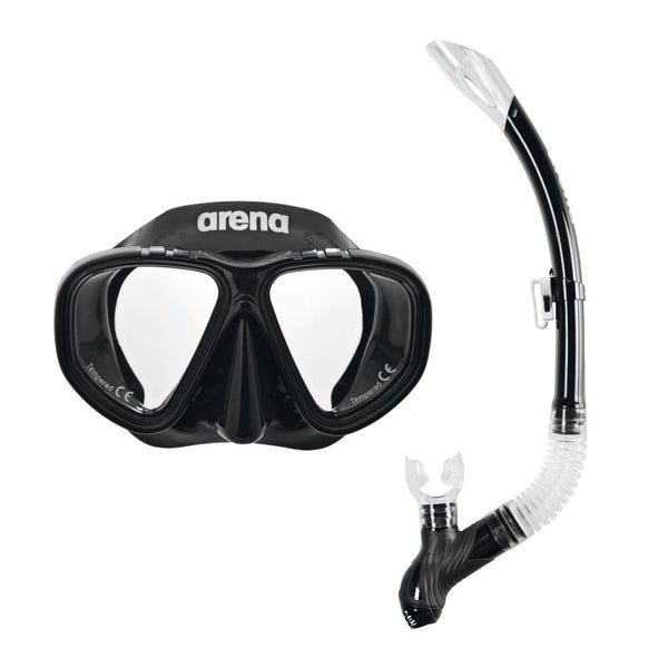 ARENA MASCHERA TUBO SNORKELING MARE PISCINA PREMIUM SET